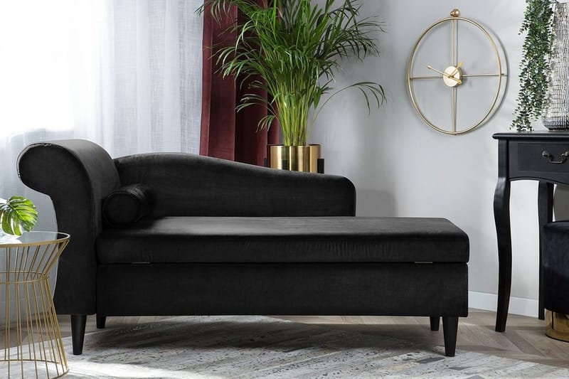 Luiro Schäslong - Svart - Möbler - Fåtölj & stolar - Fåtölj - Liggfåtölj