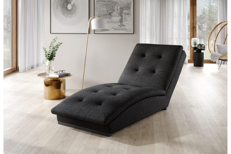 Manwi Schäslongfåtölj, Mörkgrå