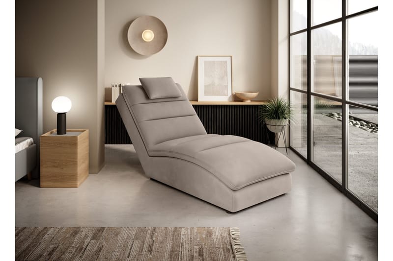 Masaji Schäslongfåtölj, Ljusgrå