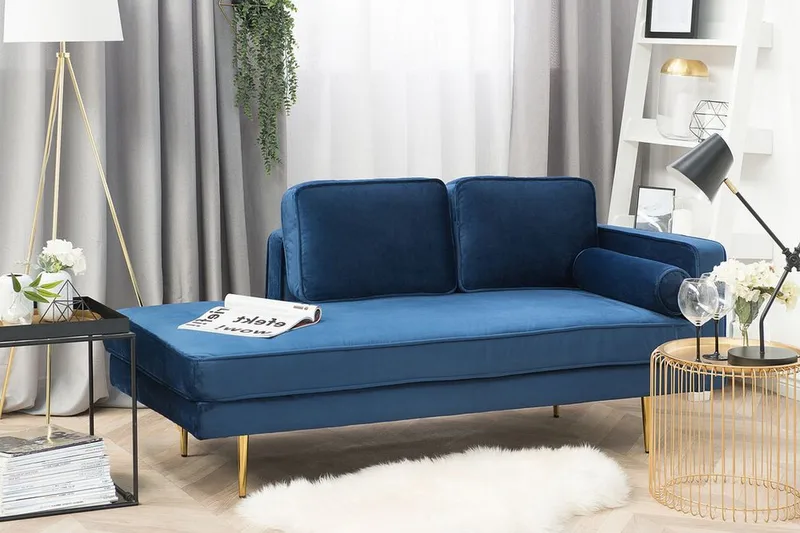 Miramas Schäslong - Blå - Möbler - Fåtölj & stolar - Fåtölj - Liggfåtölj