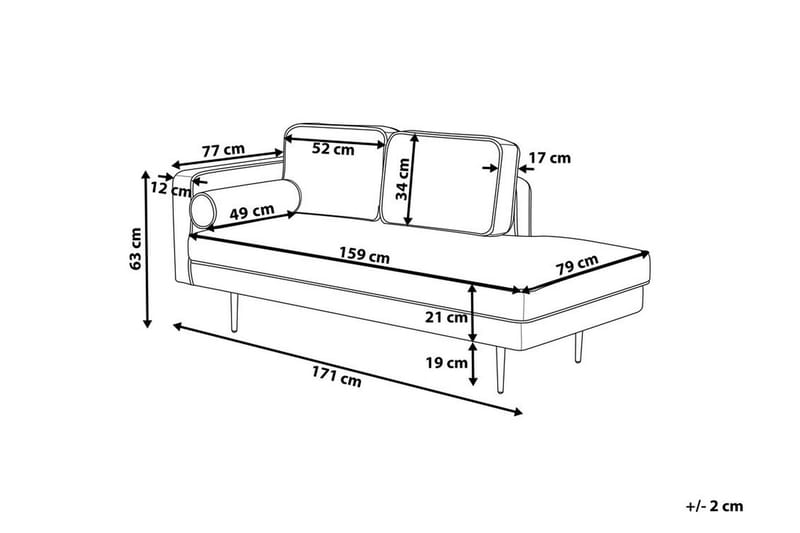 Miramas Schäslong - Grön - Möbler - Fåtölj & stolar - Fåtölj - Liggfåtölj