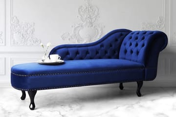 Nimes Schäslong - Blå - Möbler - Fåtölj & stolar - Fåtölj - Liggfåtölj