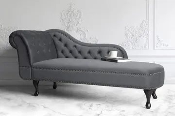 Nimes Schäslong - Grå - Möbler - Fåtölj & stolar - Fåtölj - Liggfåtölj