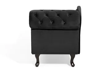 Nimes Schäslong - Svart - Möbler - Fåtölj & stolar - Fåtölj - Liggfåtölj