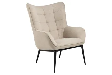 Ravinda Liggfåtölj - Beige - Möbler - Fåtölj & stolar - Fåt ölj - Öronlappsfåtölj