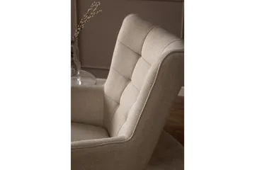 Ravinda Liggfåtölj - Beige - Möbler - Fåtölj & stolar - Fåtölj - Öronlappsfåtölj