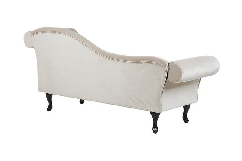 Schäslong Estanove Höger - Sammet/Beige - Möbler - Fåtölj & stolar - Fåtölj - Liggfåtölj