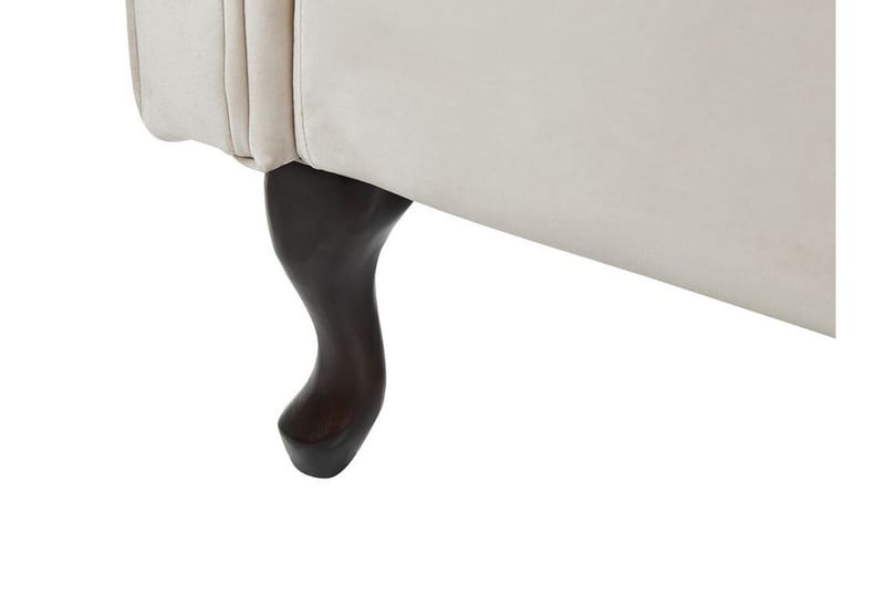 Schäslong Estanove Höger - Sammet/Beige - Möbler - Fåtölj & stolar - Fåtölj - Liggfåtölj