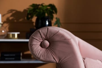Schäslong Thunia Sammet - Ljusrosa - Möbler - Fåtölj & stolar - Fåtölj - Liggfåtölj
