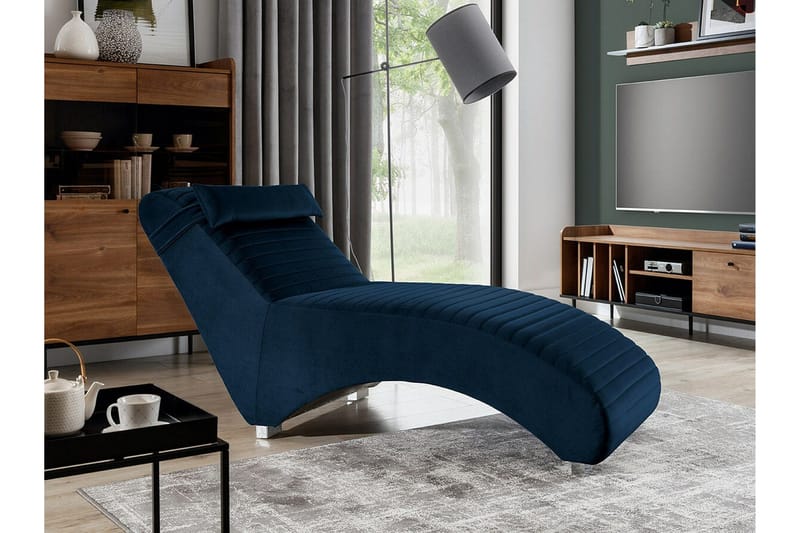Staffin Liggfåtölj 73 cm NO_BRAND Dark blue - Möbler - Fåtölj & stolar - Fåtölj - Liggfåtölj