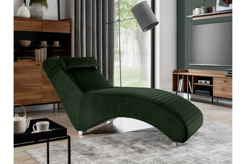 Staffin Liggfåtölj 73 cm NO_BRAND Dark green - Möbler - Fåtölj & stolar - Fåtölj - Liggfåtölj