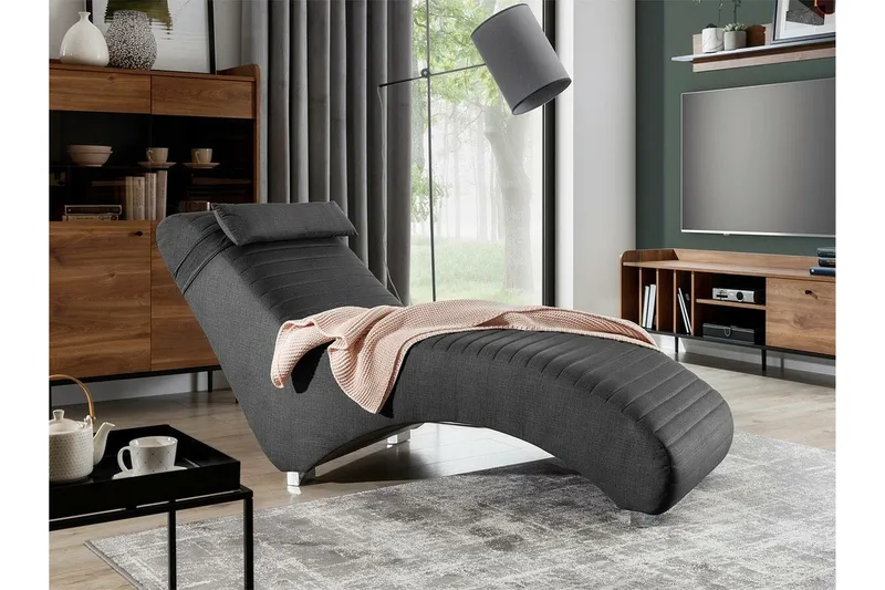 Staffin Liggfåtölj 73 cm NO_BRAND Dark grey - Möbler - Fåtölj & stolar - Fåtölj - Liggfåtölj