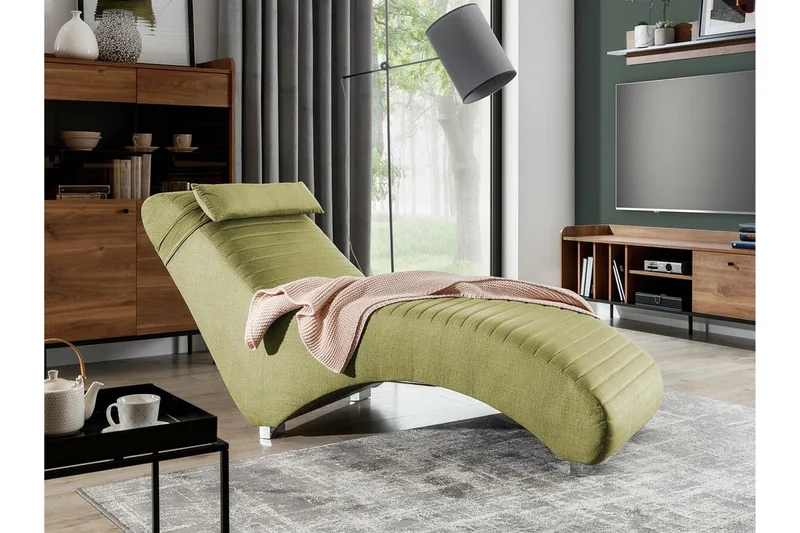 Staffin Liggfåtölj 73 cm NO_BRAND Light green - Möbler - Fåtölj & stolar - Fåtölj - Liggfåtölj