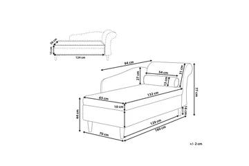 Tyland Schäslong Höger - Svart - Möbler - Fåtölj & stolar - Fåtölj - Liggfåtölj