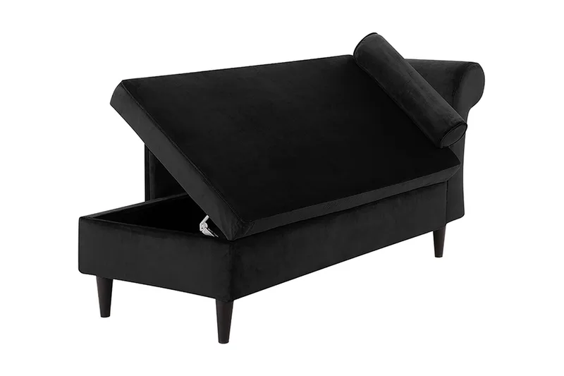 Tyland Schäslong Höger - Svart - Möbler - Fåtölj & stolar - Fåtölj - Liggfåtölj