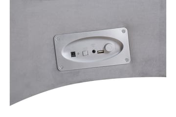 Volans Schäslong med Bluetooth-högtalare - Sammet/Grå - Möbler - Fåtölj & stolar - Fåtölj - Liggfåtölj