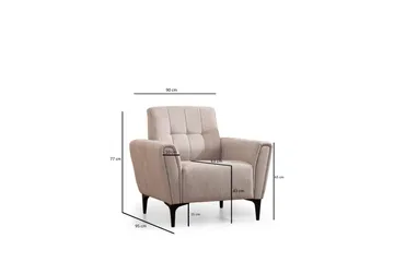 Lilesville Fåtölj - Beige - Möbler - Fåtölj & stolar - Fåtölj