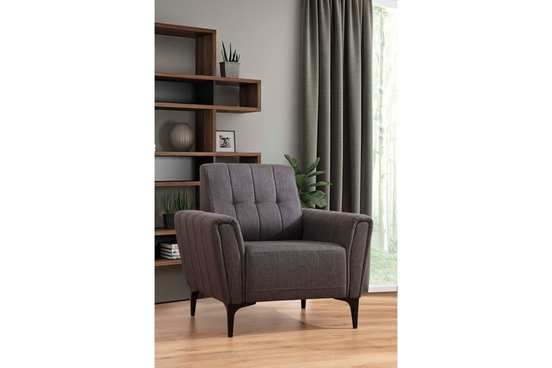 Lilesville Fåtölj - Mörkgrå - Möbler - Fåtölj & stolar - Fåtölj