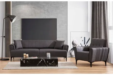 Lilesville Fåtölj - Mörkgrå - Möbler - Fåtölj & stolar - Fåtölj