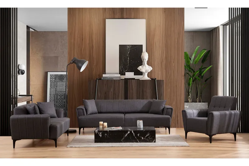 Lilesville Fåtölj - Mörkgrå - Möbler - Fåtölj & stolar - Fåtölj