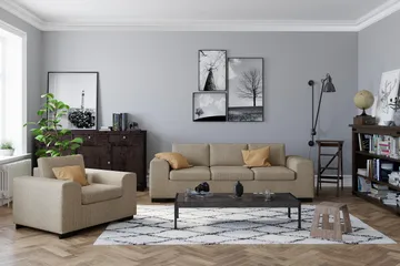 Link Fåtölj - Beige - Möbler - Fåtölj & stolar - Fåtölj