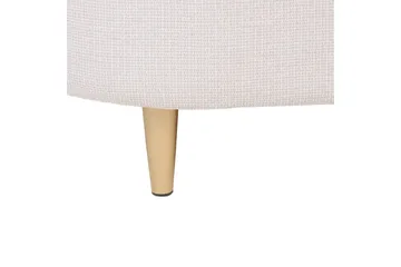 Fåtölj Loen - Beige, guld/Polyester - Möbler - Fåtölj & stolar - Fåtölj