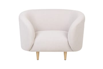 Fåtölj Loen - Beige, guld/Polyester - Möbler - Fåtölj & stolar - Fåtölj