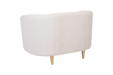 Fåtölj Loen - Beige, guld/Polyester - Möbler - Fåtölj & stolar - Fåtölj