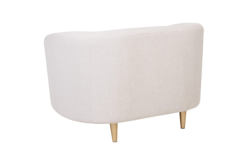 Fåtölj Loen - Beige, guld/Polyester - Möbler - Fåtölj & stolar - Fåtölj