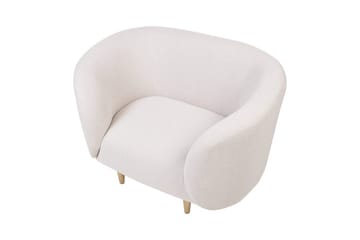 Fåtölj Loen - Beige/guld/Polyester - Möbler - Fåtölj & stolar - Fåtölj - Clubfåtölj
