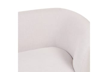 Fåtölj Loen - Ljusbeige, svart/Polyester - Möbler - Fåtölj & stolar - Fåtölj