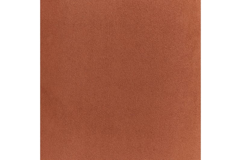 Fåtölj Loen - Orange, svart/Sammet - Möbler - Fåtölj & stolar - Fåtölj
