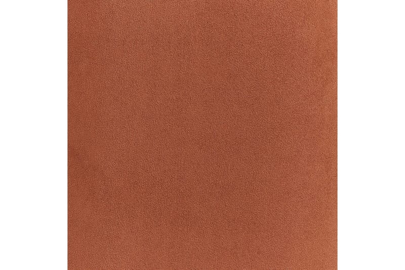 Fåtölj Loen - Orange, svart/Sammet - Möbler - Fåtölj & stolar - Fåtölj