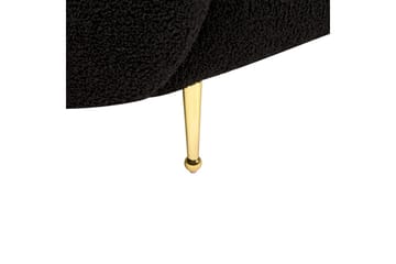 Fåtölj Loen - Svart, guld/Bouclé - Möbler - Fåtölj & stolar - Fåtölj