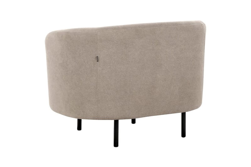 Fåtölj Loen - Taupe, grå, svart/Polyester - Möbler - Fåtölj & stolar - Fåtölj - Clubfåtölj