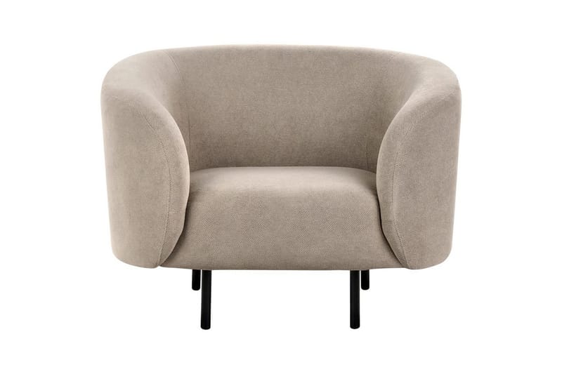 Fåtölj Loen - Taupe, grå, svart/Polyester - Möbler - Fåtölj & stolar - Fåtölj - Clubfåtölj
