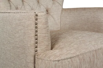 Londonia Fåtölj i Linne - Sandbeige - Möbler - Fåtölj & stolar - Fåtölj