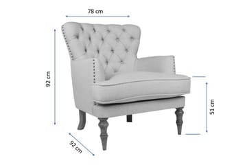 Londonia Fåtölj - Ljusbrun/Natur - Möbler - Fåtölj & stolar - Fåtölj