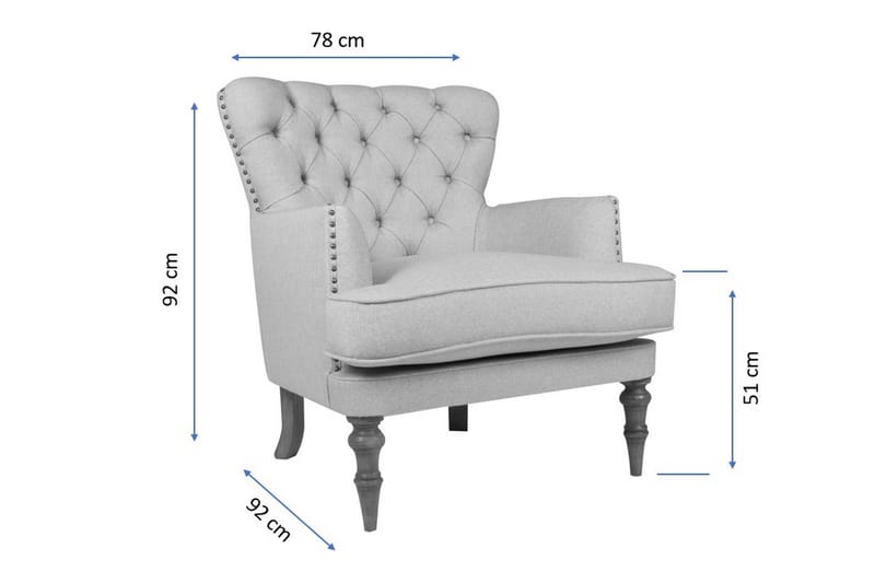 Londonia Fåtölj - Ljusbrun/Natur - Möbler - Fåtölj & stolar - Fåtölj