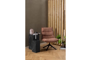 Loungefåtölj Belloch - Brun - Möbler - Fåtölj & stolar - Fåtölj