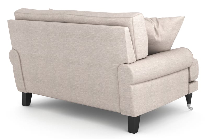 Loveseat Webber - Beige|Krom - Möbler - Fåtölj & stolar - Fåtölj
