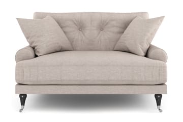 Loveseat Webber - Beige|Krom - Möbler - Fåtölj & stolar - Fåtölj