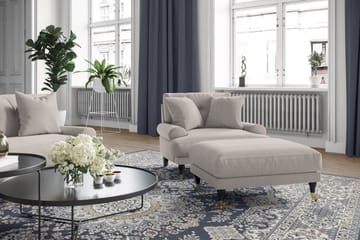 Loveseat Webber - Beige|Mässing - Möbler - Fåtölj & stolar - Fåtölj