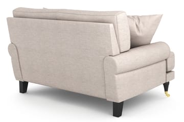 Loveseat Webber - Beige|Mässing - Möbler - Fåtölj & stolar - Fåtölj