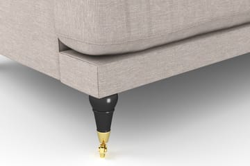 Loveseat Webber - Beige|Mässing - Möbler - Fåtölj & stolar - Fåtölj