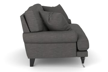 Loveseat Webber - Mörkgrå|Krom - Möbler - Fåtölj & stolar - Fåtölj