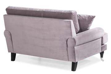 Loveseat Webber Sammet - Lila|Krom - Möbler - Fåtölj & stolar - Fåtölj