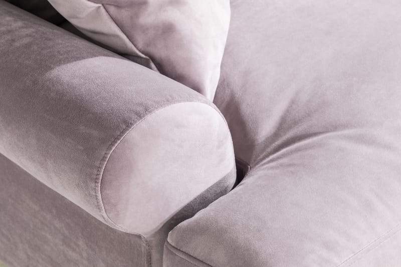 Loveseat Webber Sammet - Lila|Krom - Möbler - Fåtölj & stolar - Fåtölj