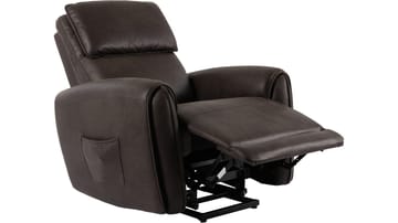 Lunaro Reclinerfåtölj Elektrisk - Brun - Möbler - Fåtölj & stolar - Fåtölj - Biofåtölj & reclinerfåtölj