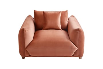 Fåtölj Luvos - Brunt, mörkt trä - Möbler - Fåtölj & stolar - Fåtölj